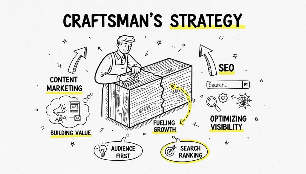 A craftsman sanding wooden furniture