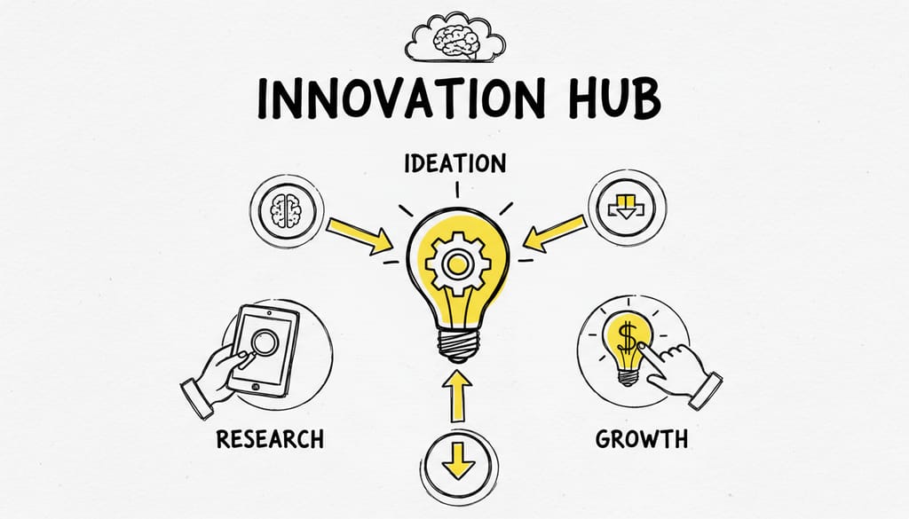 A close-up, realistic stock photo of a well-used leather-bound journal open on a wooden desk, with handwritten notes and a classic fountain pen resting on the page. Superimposed is a solid black rectangular box with the text 'KEY TAKEAWAYS' in bold white font.